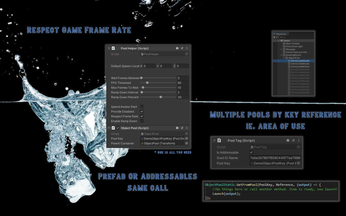 Addressables Object Pooling