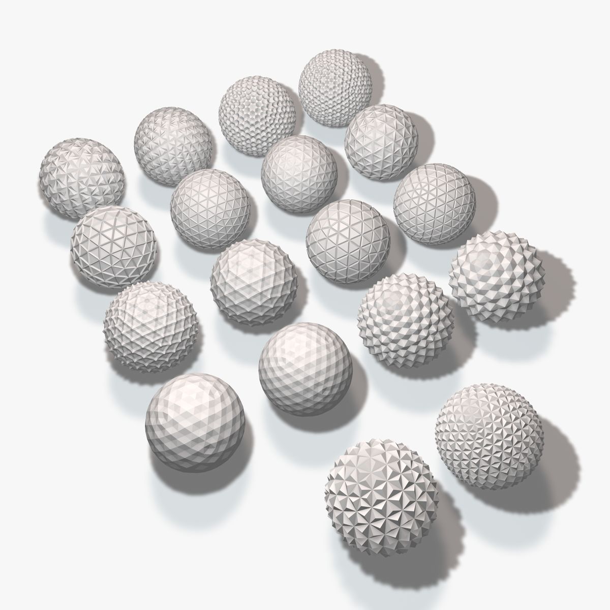 18 Geometric Spheres