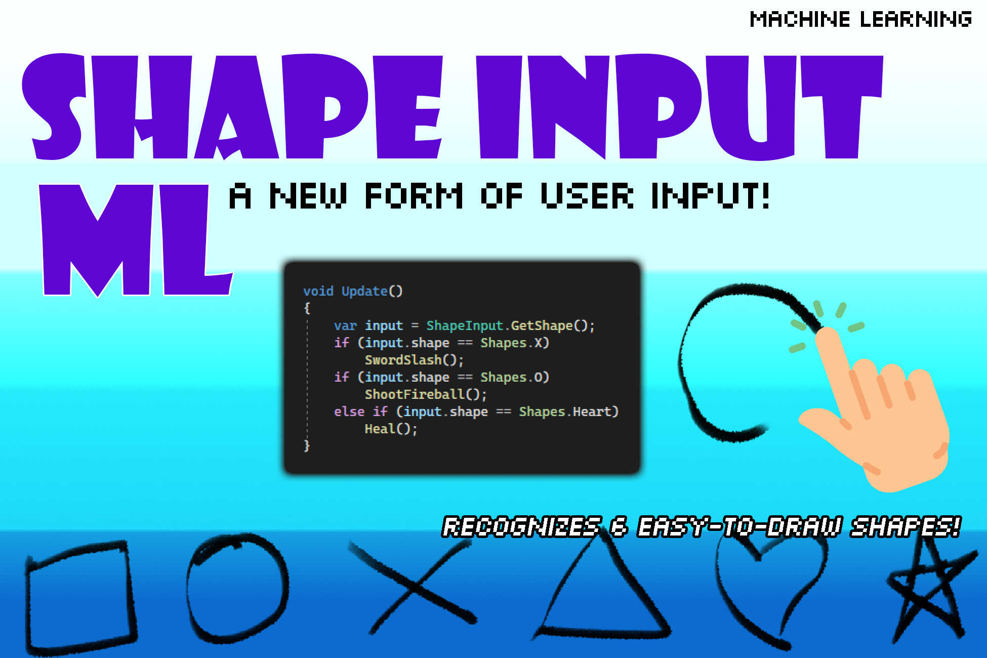 ShapeInput ML – User Drawn Shape Input